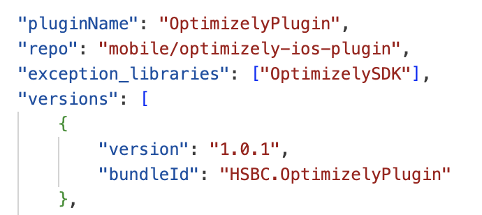 Exception Libraries entry